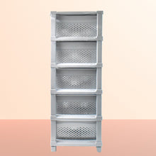 Multi-Purpose Anti-Slip 5 Layer Modular Drawer Storage System (68×33 Cm)