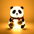 7 Color LED Silicone Panda Lamp