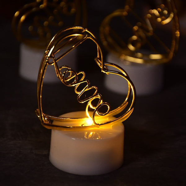 12pc Heart Candle Set