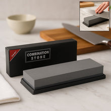 Silicon Carbide German Combination Stone, Dual Sided Stone for Knife and Tools Sharpening with Safety Case