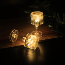 Set of 24 LED Crystal-Effect Table Lamps