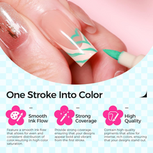 Nail Art Point Pen and Set Used by Women's for Their Fashion Purposes (Pack of 5Pcs)