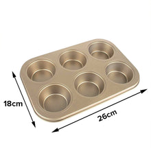 Carbon steel cupcake mould showing Clicksandbuy sections