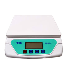 Digital kitchen weighing scale for precise measurements (TS500 model).
