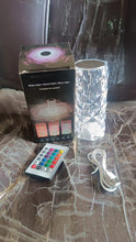 Crystal LED Touch Table Lamp with Remote Control