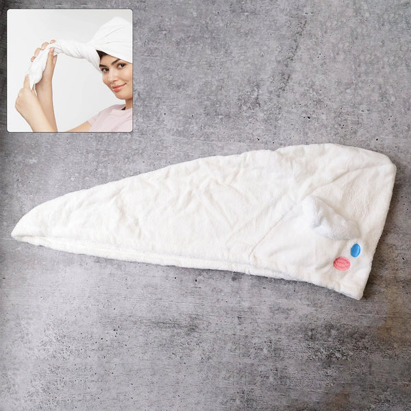 Premium Soft Microfiber Hair Drying Towel
