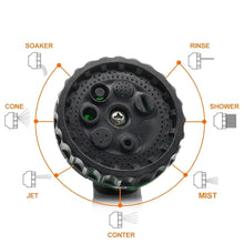 Multi-Pattern Garden Hose Spray Nozzle (1 Pc)