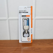 Premium Metal Keychain Carabiner Clip Hook with Dual Key Rings (1 Pc)