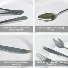 Premium Stainless Steel Polished Cutlery Set (24 Pc)