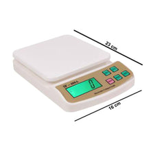 Compact digital scale for kitchen use