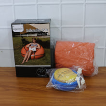 Foldable Sofa, Cartoon Style Inflatable Folding Chair, Ball Chair, Inflatable Sofa for Adults, Kids size (110cm x 85cm)